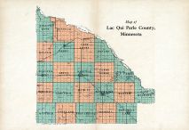 County Map, Lac Qui Parle County 1929